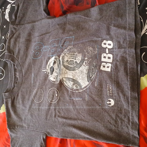 Star Wars Rogue 1 One Movie Logo BB-8 Scheming boy XL - Picture 1 of 4